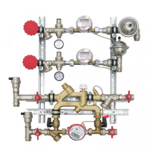 VT.NM.GF.15.0.0 Квартирная станция для систем отопления и водоснабжения Valtec 1,5/1,5 м куб./ч