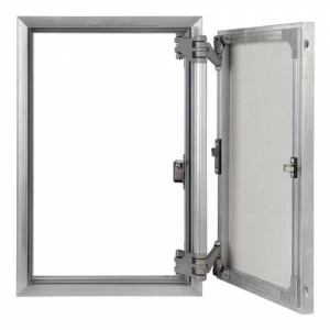 Люк настенный под плитку, усиленная рама, петли, замок нерж., серии ARRZ Premium