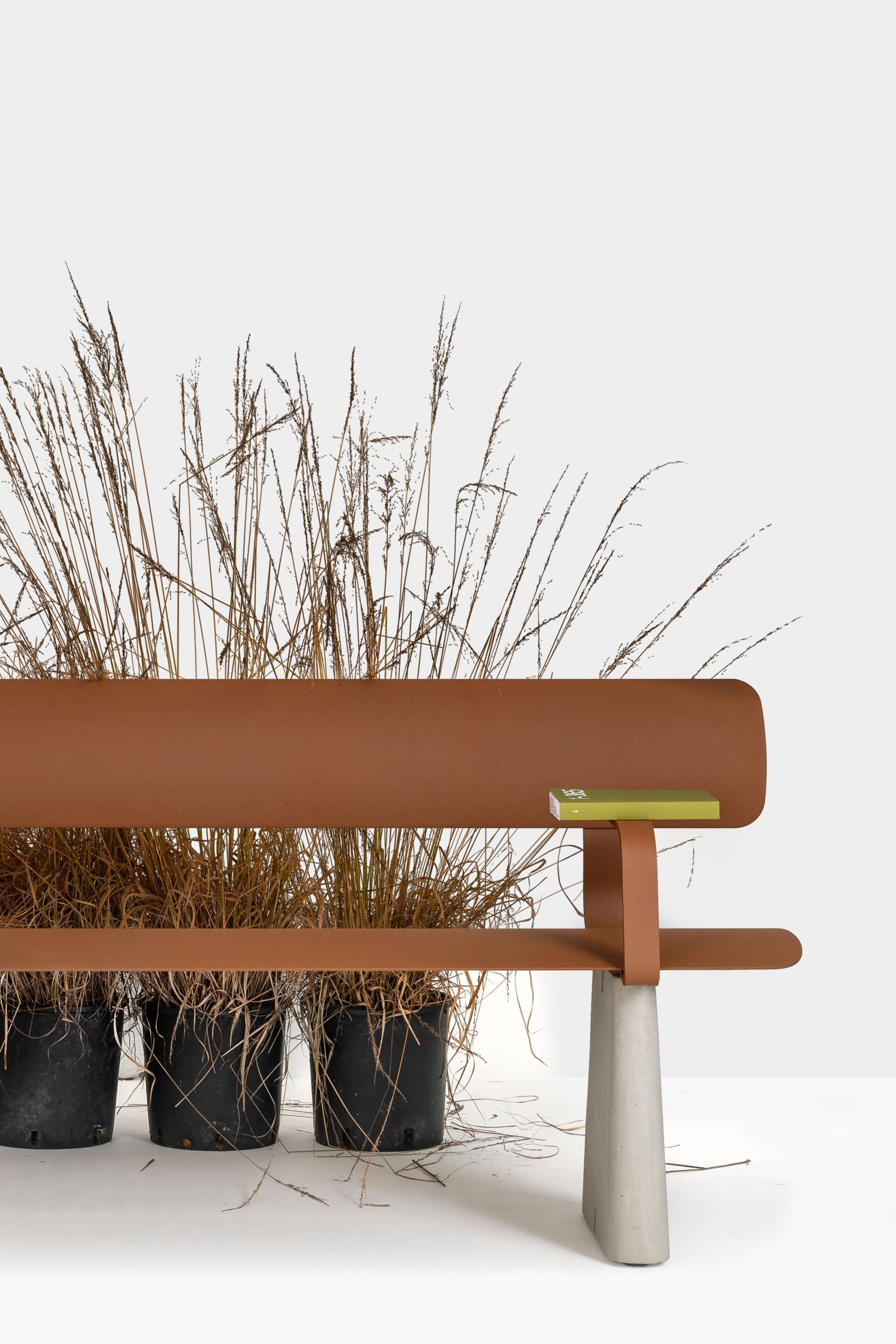 Стальная скамья с порошковым покрытием со спинкой FUNCTIONALS BEN ARCH-00041367 - Вид №7