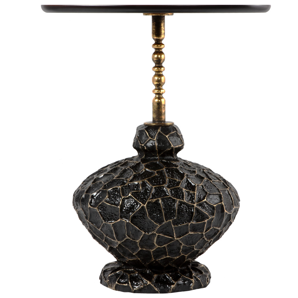 17001 Декоративный столик Лебес Амбер Графит BOGACHO 4627174557190 - Вид №3