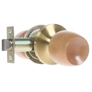 Ручка-защёлка Avers 0598-05-GM/Beech, без запирания, сталь, цвет матовое золото/бук