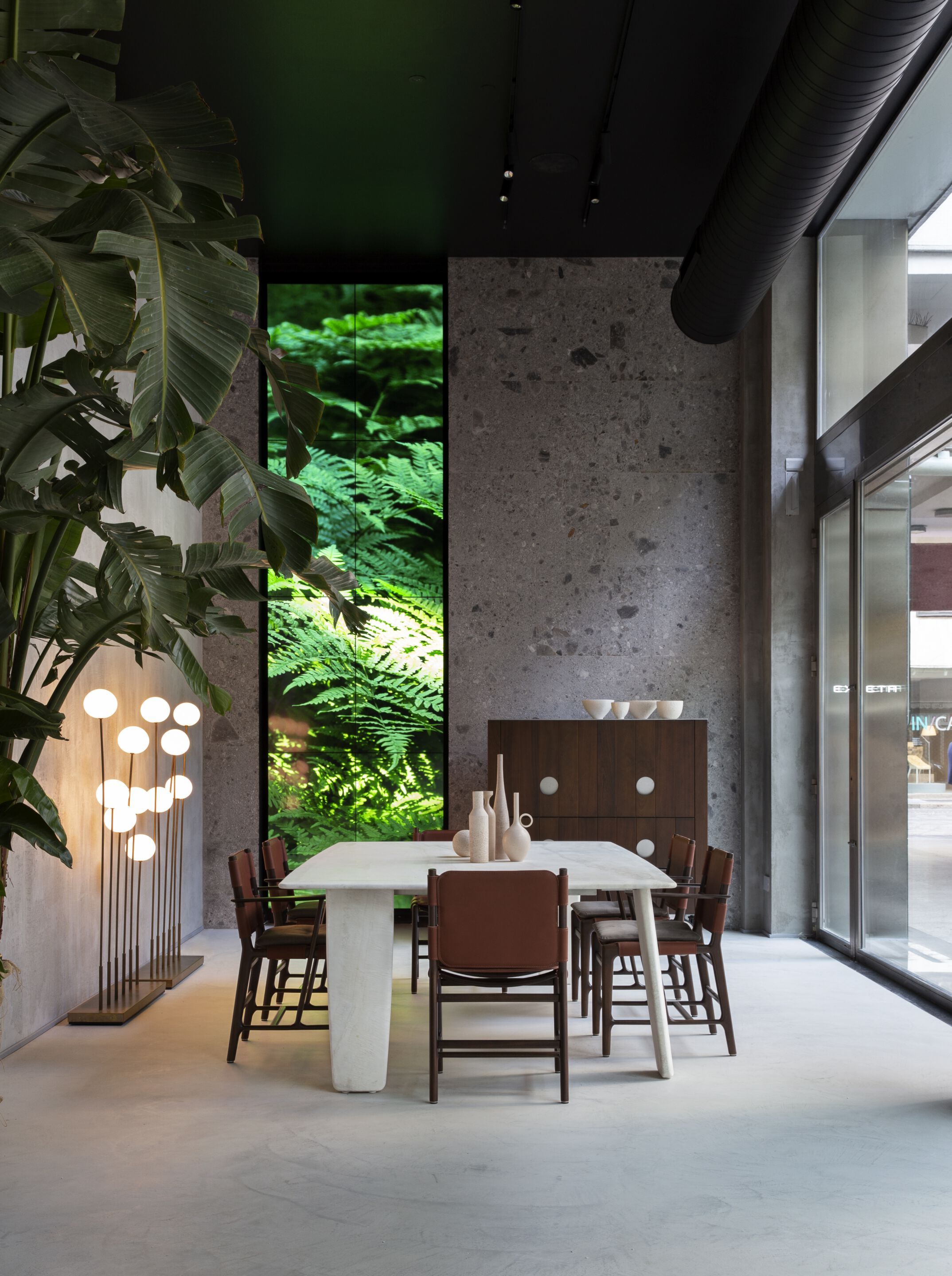 Мраморный прямоугольный садовый стол Exteta 10th ARCH-00030733 - Вид №10