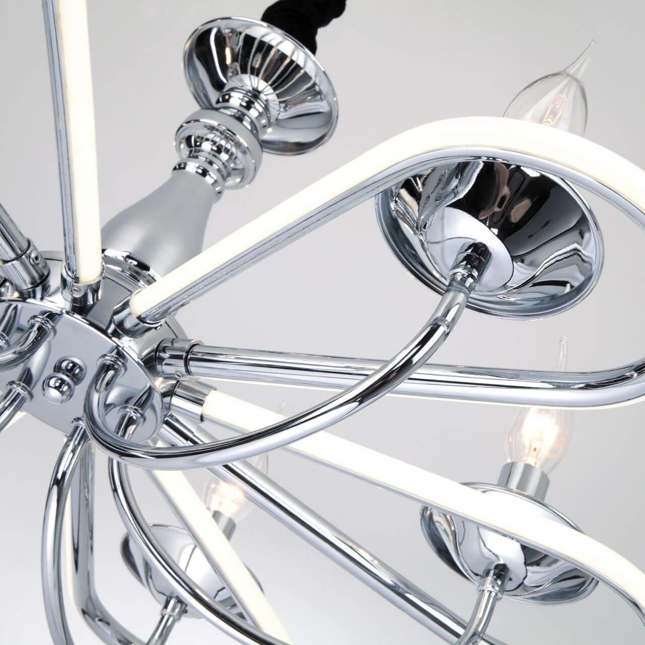 Подвесная люстра Bogates Phobos 425/6 BOGATES ДИЗАЙНЕРСКИЕ, PHOBOS 187352 Хром  - Вид №2