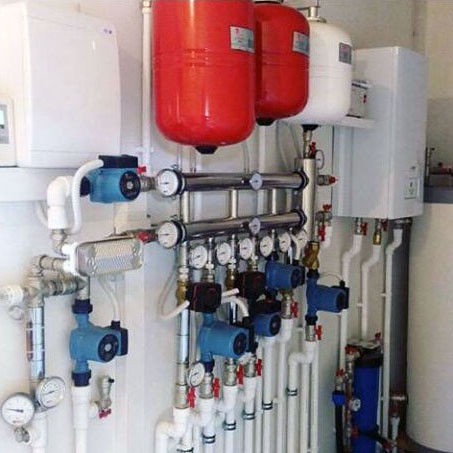 Купить Распределительный коллектор с гидрострелкой 60 кВт, 3+1 контур Прокситерм GSK2531 - Вид №7