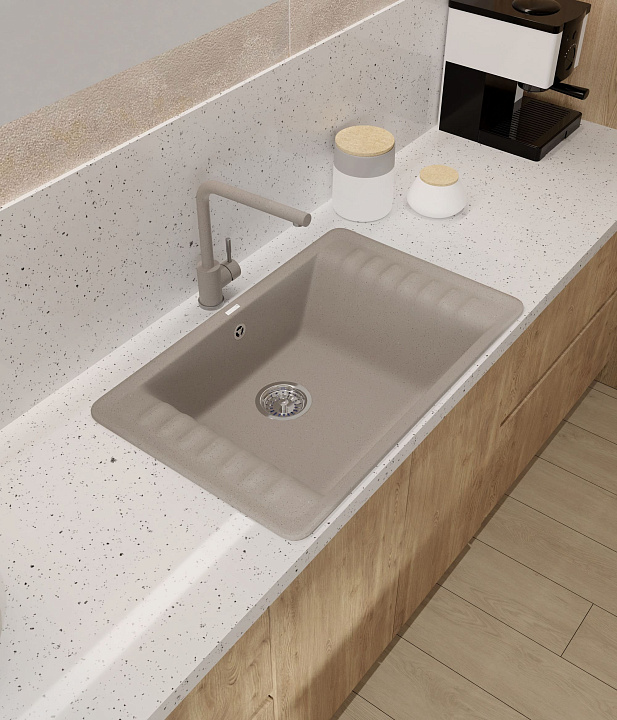 Кухонная мойка Кварц QUARZ S515 GranFest 71-S515 - Вид №1