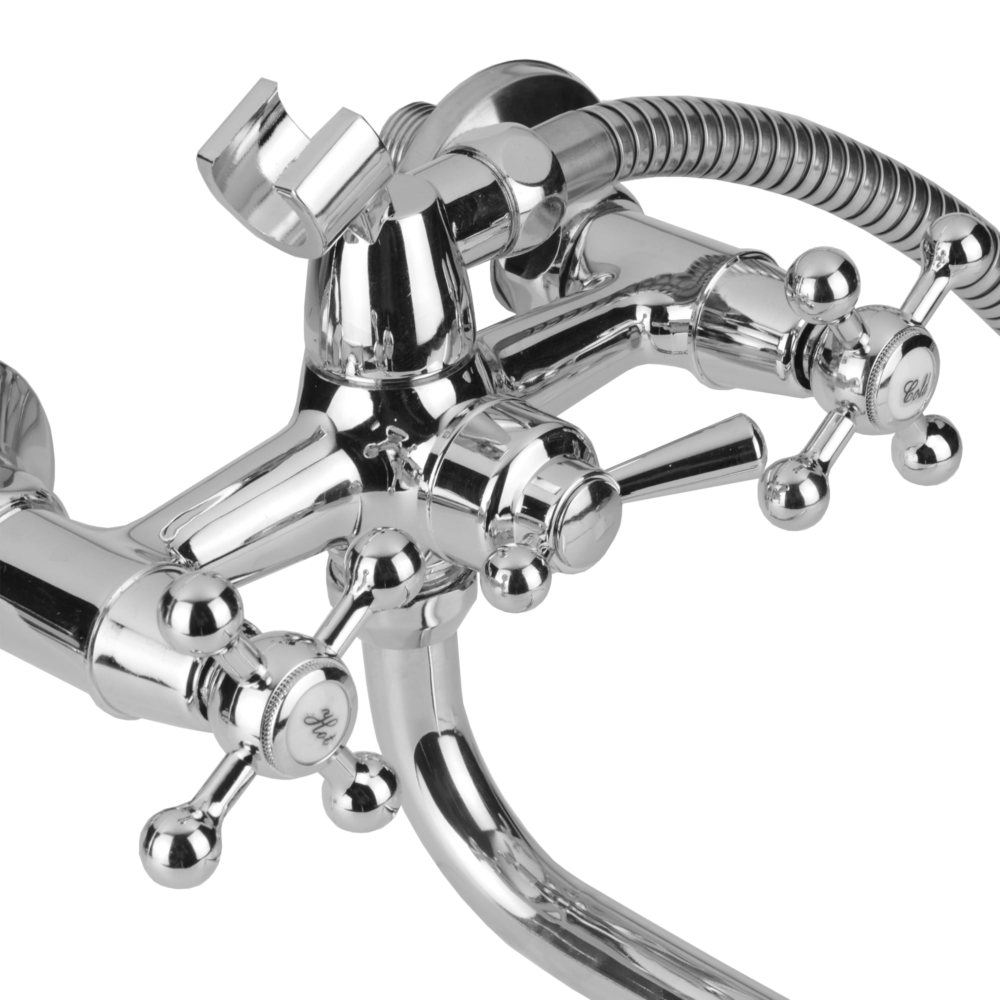 82797996 Смеситель универсальный для ванной «» двухвентильный цвет хром Бостон Santreyd - Вид №1