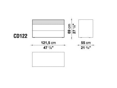 Деревянный комод B&B Italia гайка ARCH-00112105 - Вид №5