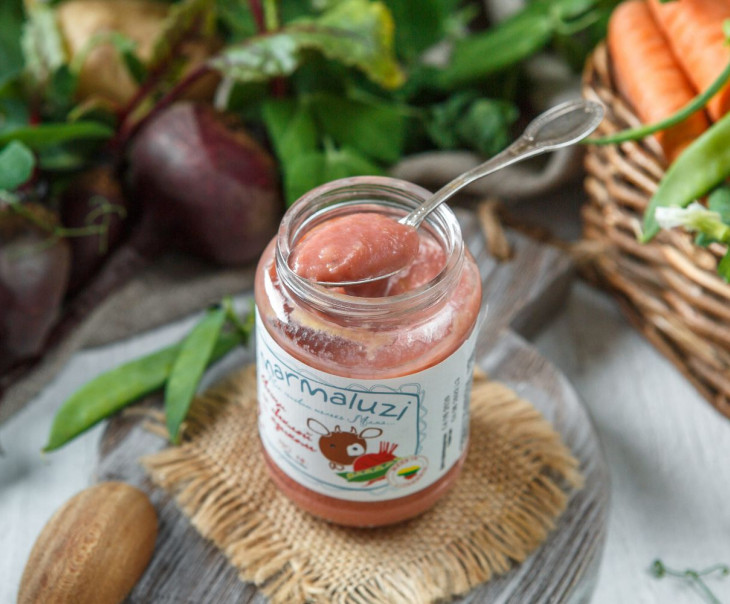 5216 Пюре овощное с говяжьим языком с 9-ти месяцев Вкусляндия  - Вид №2