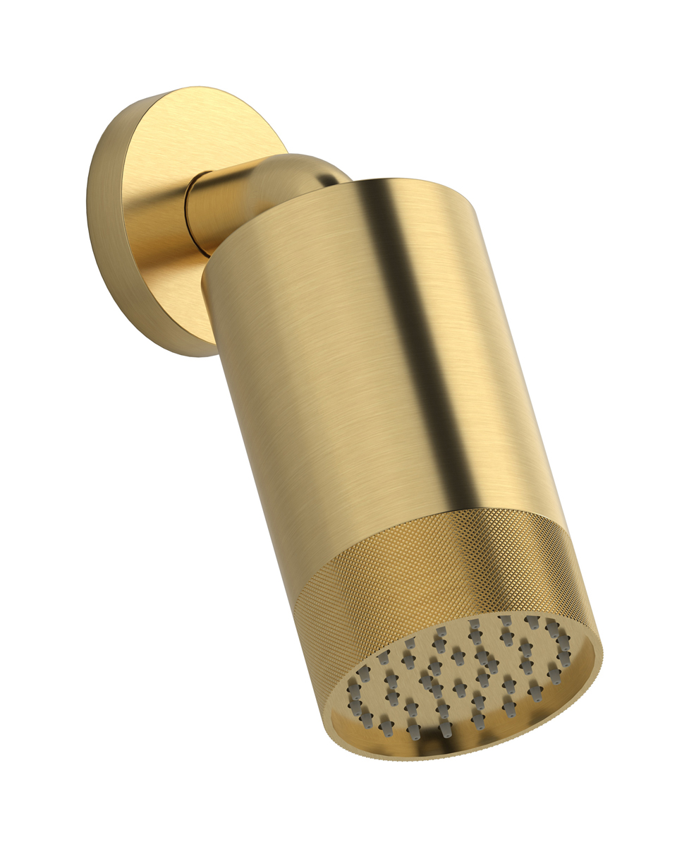 Верхний душ с Кронштейн для душа WE ARE IB vn085cs_2 Brushed Gold Spot