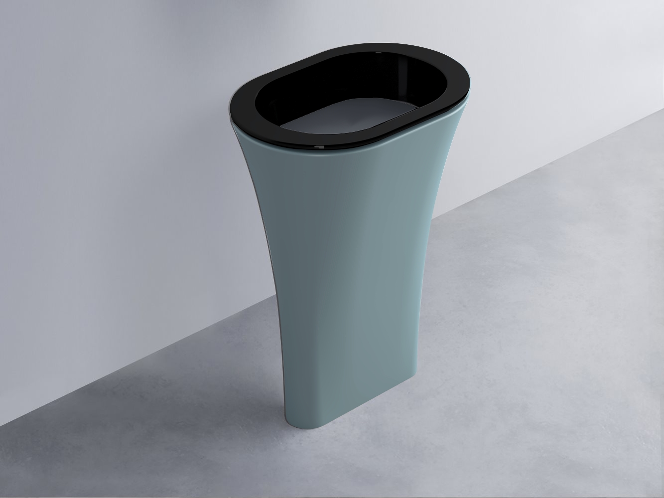 AMLA65-N+AMPILO-BA+AMCOLO-PL Раковина Amedeo Ovale отдельностоящая cielo Enjoy + Amedeo Ceramica Cielo