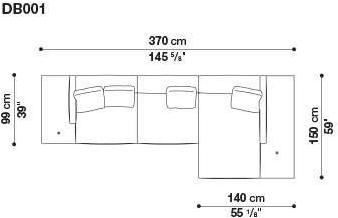 B&B Italia Кожаный диван Dock sun-id-1441060 - Вид №18