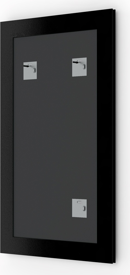 BY 1032 Зеркало в багетной раме - витая бронза 26 mm EVOFORM Definite - Вид №1