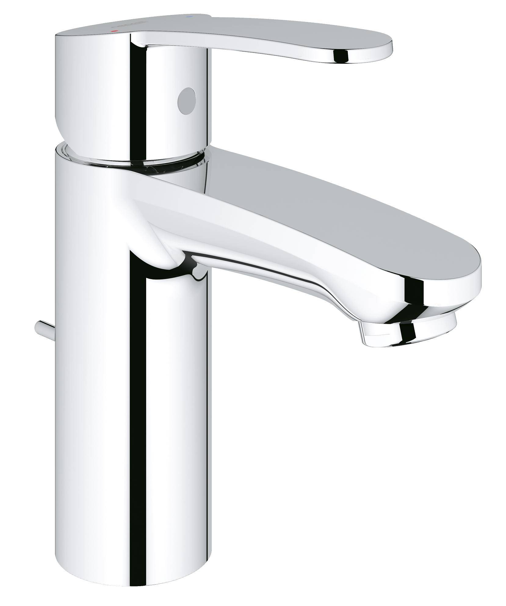 Смеситель для раковины GROHE Eurostyle Cosmopolitan с донным клапаном, уменьшенный, хром (23037002)