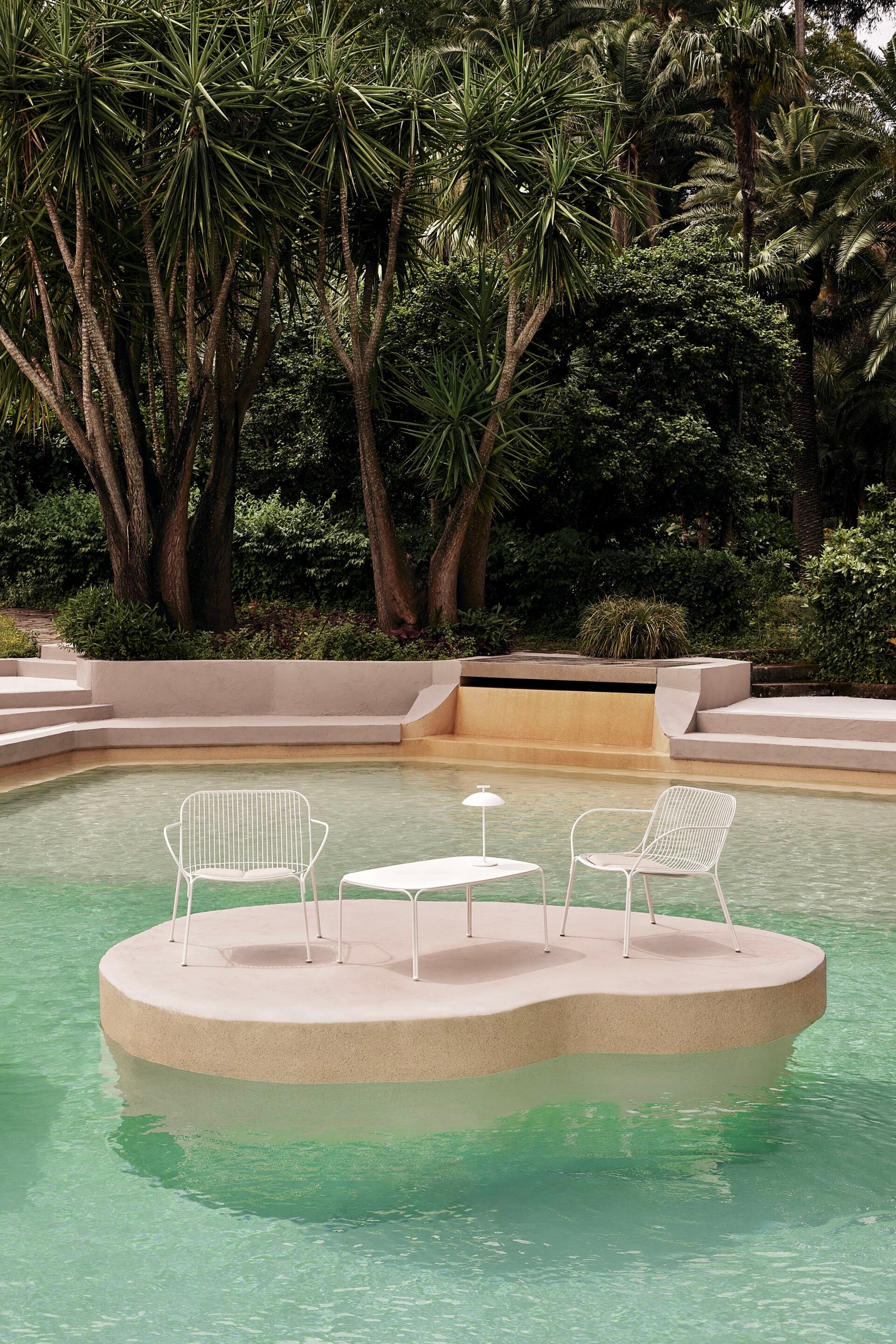 Садовое кресло из оцинкованной стали с подлокотниками Kartell Hiray ARCH-00023040 - Вид №64