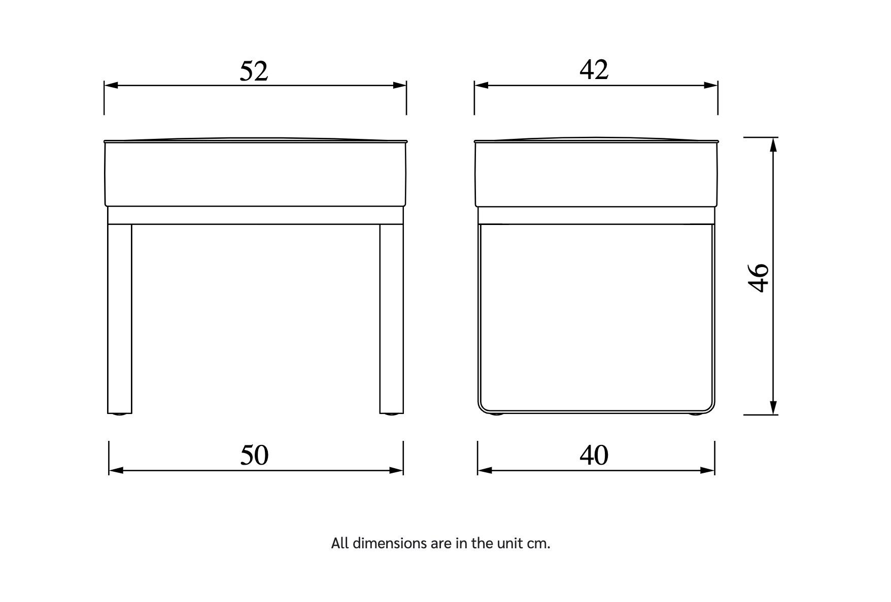 Низкий мягкий стул Classicon BANU ARCH-00069582 - Вид №6