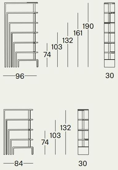 Zanotta Отдельно стоящий вращающийся книжный шкаф sun-id-1499189 - Вид №10