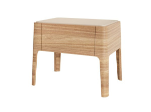 Деревянная прямоугольная тумбочка с ящиками