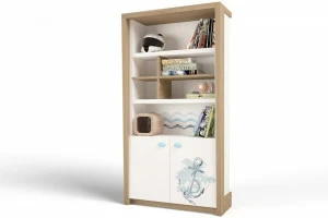 Стеллаж широкий ABC-KING MIX OCEAN (голубой)