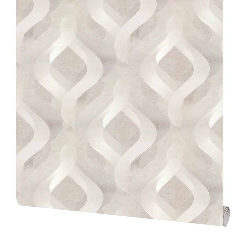 Обои флизелиновые Энигма коричневые с абстрактным рисунком 1.06 м 89439252 Santreyd STLM-1583858