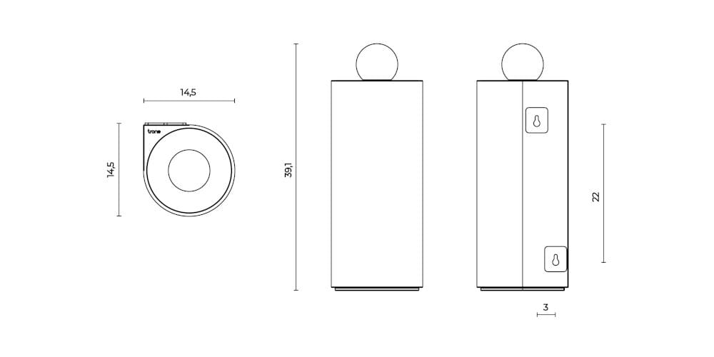 Керамическая туалетная щетка Trone Scepter ARCH-00095016 - Вид №4