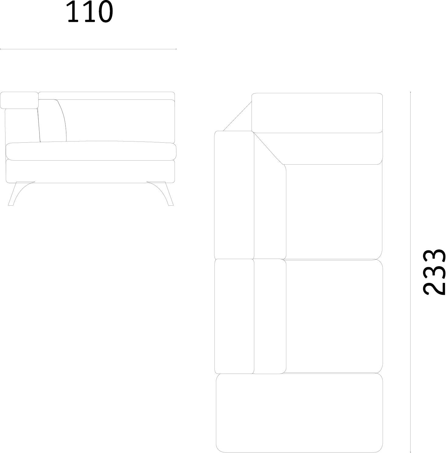 Febal Casa Угловой диван-кровать из ткани sun-id-1474133 - Вид №11