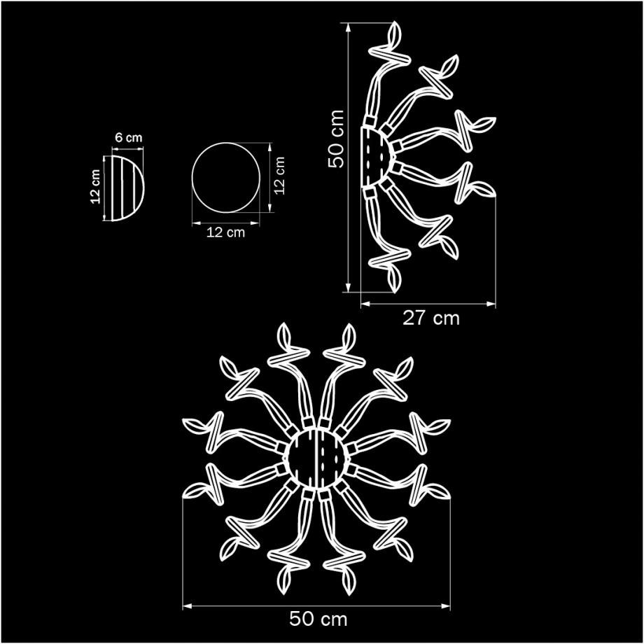 Бра Lightstar Medusa 890659 LIGHTSTAR ОРИГИНАЛЬНЫЕ 079335 Прозрачный;черный  - Вид №1