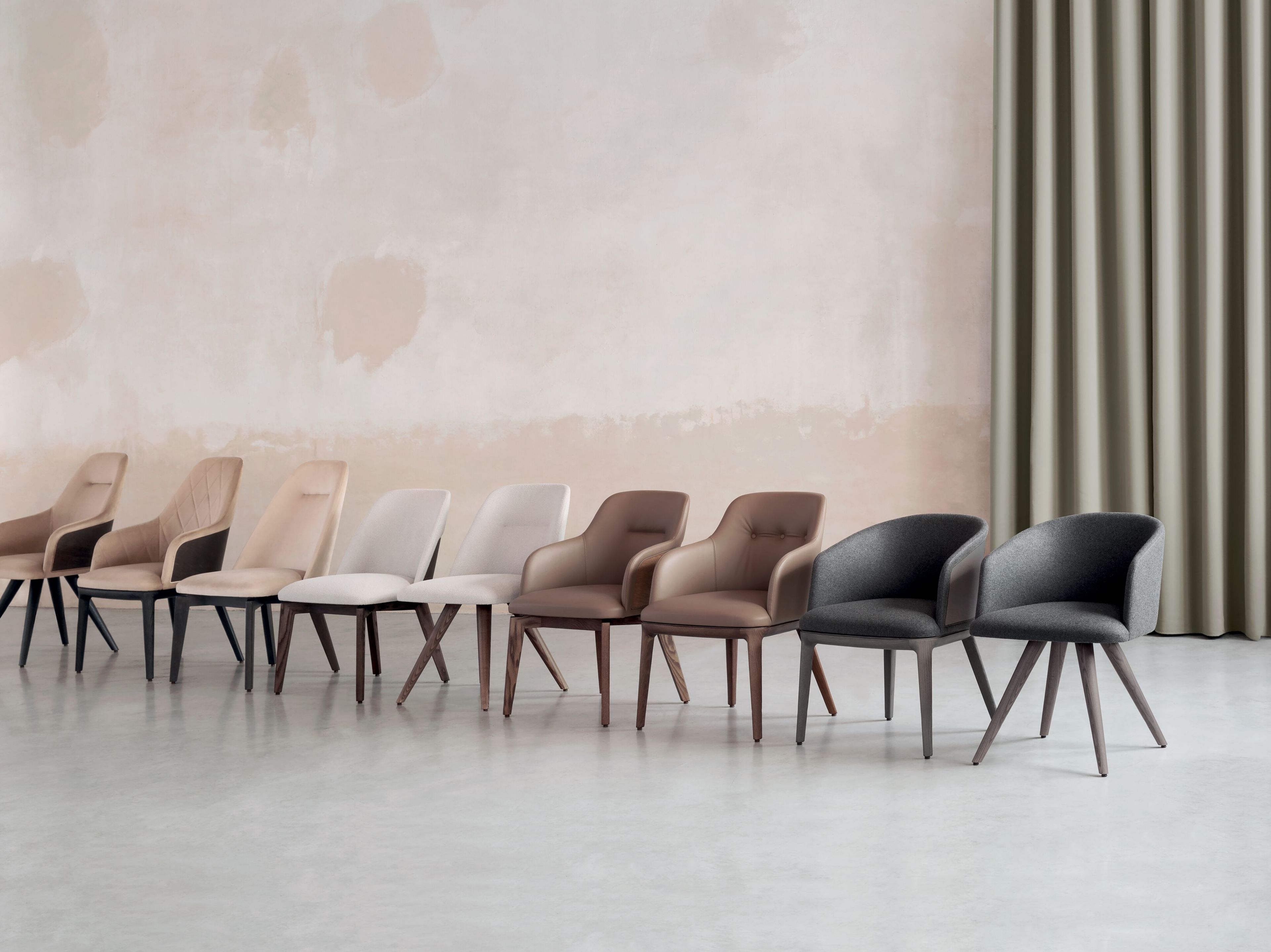 Высокий стул с деревянной обивкой Riccardo Rivoli Niù ARCH-00147903 - Вид №3