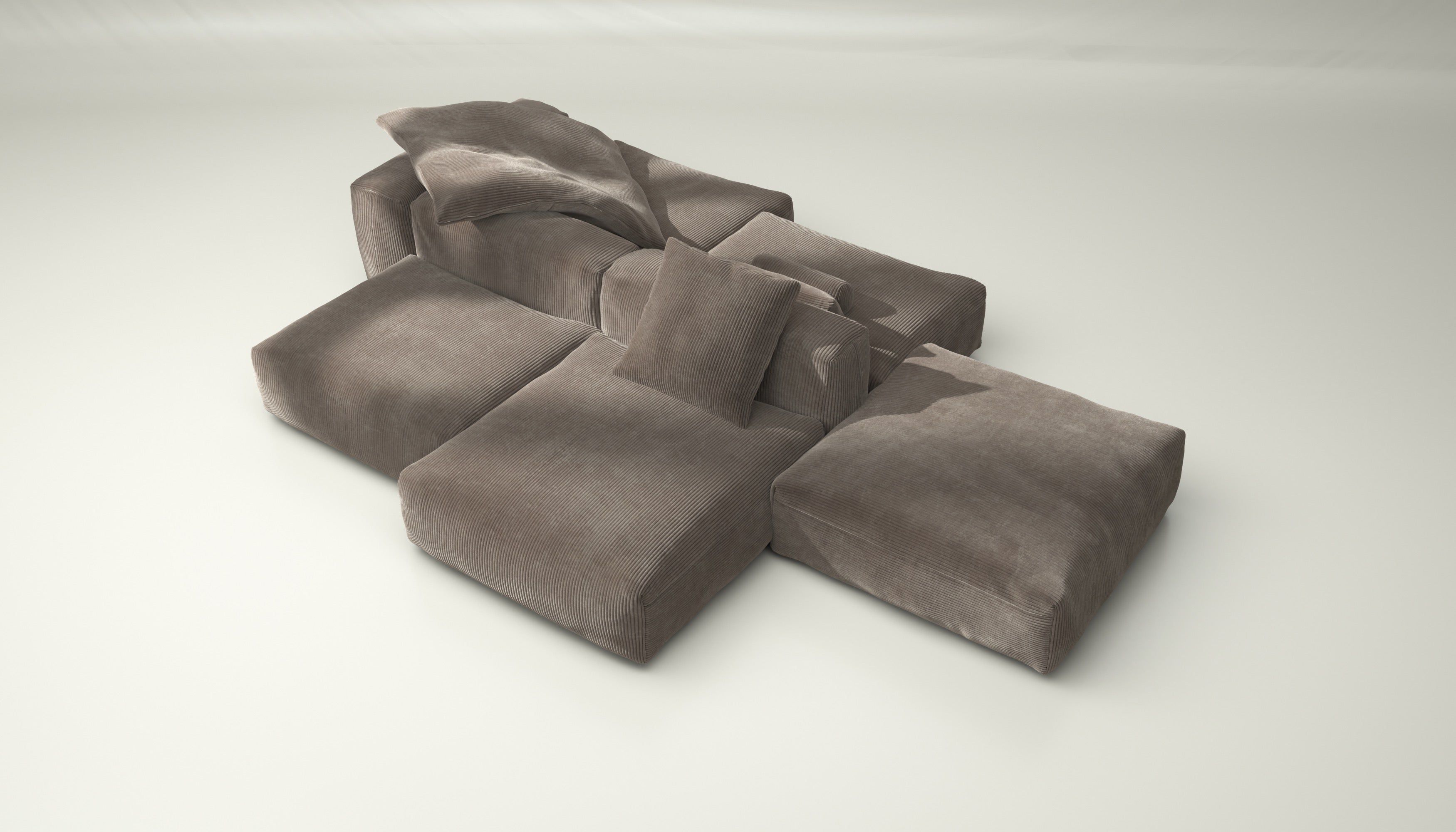 Модульный двухсторонний диван vetsak Cord Velour ARCH-00039756 - Вид №14