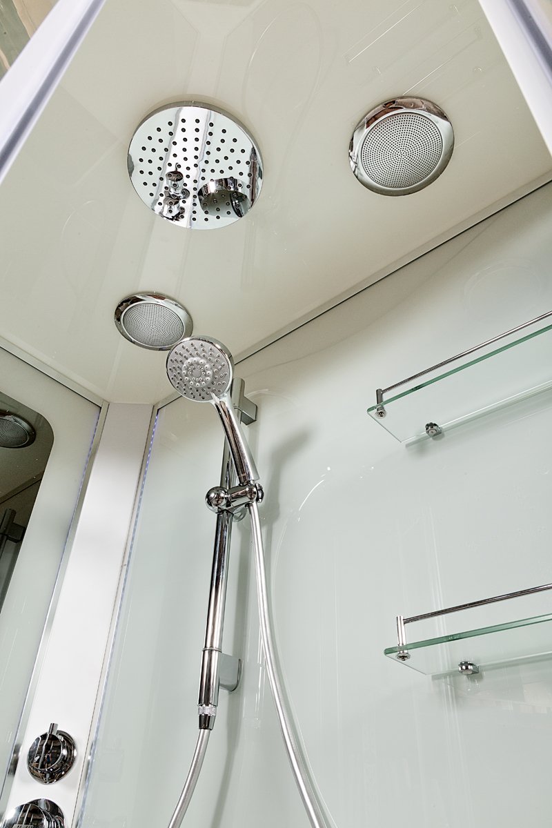 L 809 N без крыши BLACK Душевая кабина DETO Серия L А102 L с гидромассажем - Вид №6