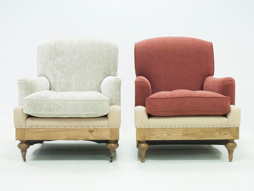 CREARTE COLLECTIONS Кресло из ткани с подлокотниками Rufus essence 99 - Вид №3