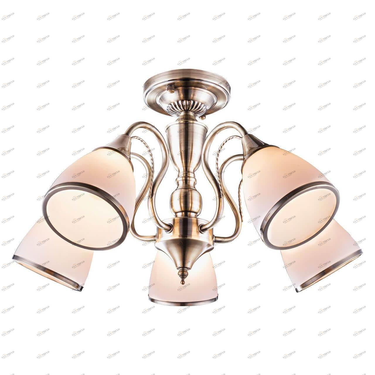 Потолочная люстра Globo 54706-5 GLOBO ДИЗАЙНЕРСКИЕ 00-3888566 Белый Ceramica Globo 