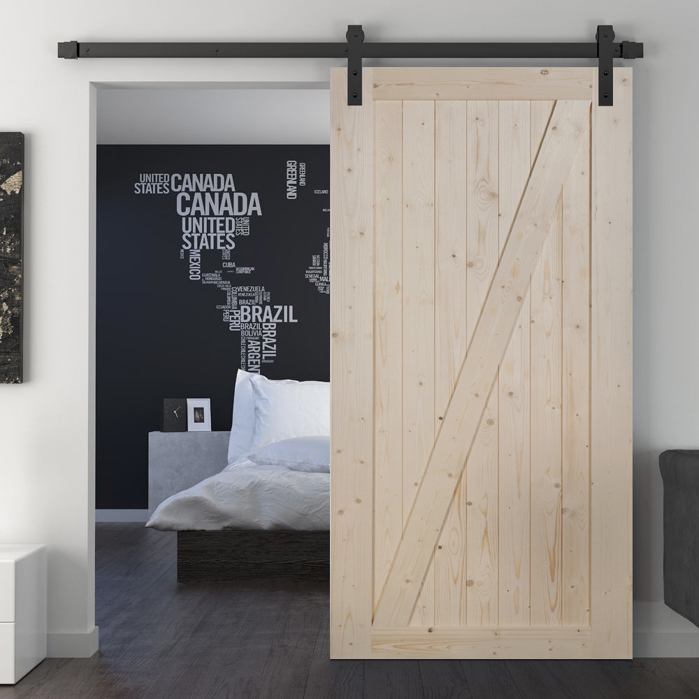 82009407 Система для раздвижных дверей «Лофт», 2000 мм, сталь, цвет чёрный STLM-0017183 VALCOMP  - Вид №8