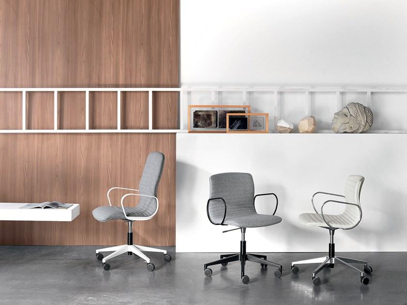 VAGHI Вращающийся стул с основанием из полиамида Union guest U53gb - Вид №3