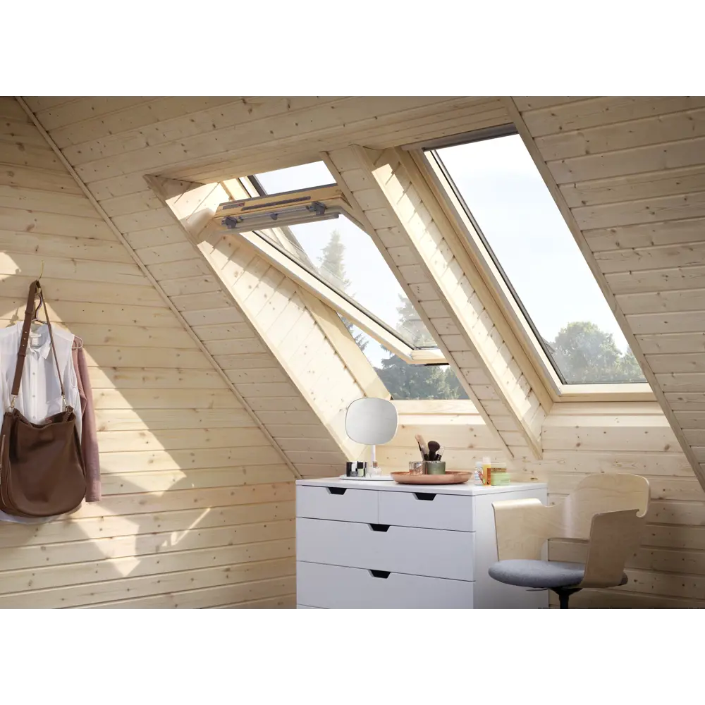 Окно мансардное Velux GZR FR06 3050 дерево/алюминий 66x118 см STLM-2132591 - Вид №5