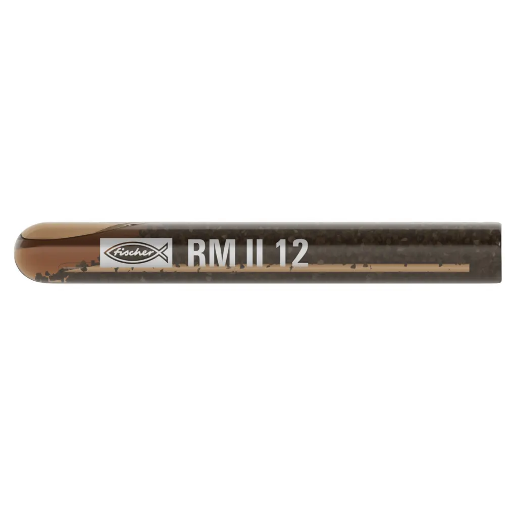 Капсула химическая Fischer RM II 12 для полнотелых материалов, 12x110 мм, 10 шт STLM-2012046