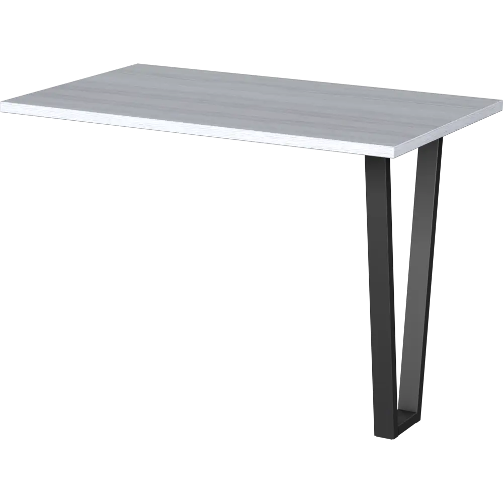 Подстолье для обеденного и письменного стола 71 см сталь цвет черный глянцевый DUCKANDDOG STLM-2155691 - Вид №6