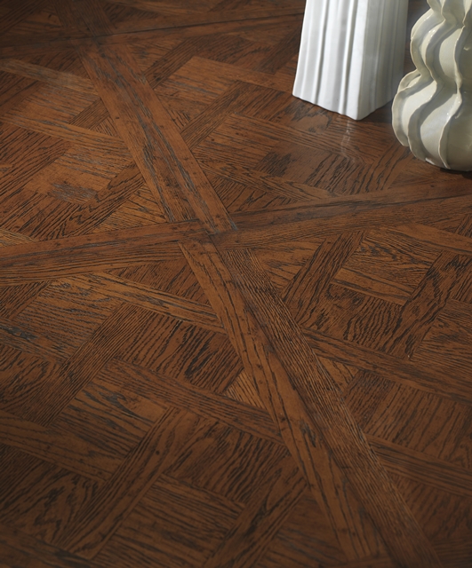 Quad23 Tifernoit Версаль - дуб, тонированный под орех светлый Parquet - Вид №2