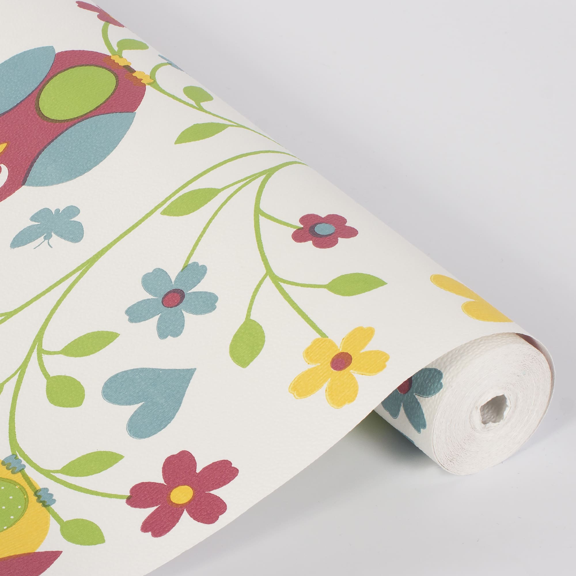 84421422 Обои бумажные Брянские обои голубые 0.53 м С6БР Совы Santreyd  - Вид №2