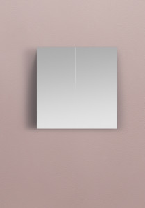 1580220 Go Mirror Cabinet 600 White Hafa  Белый