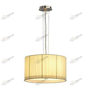 Потолочный светильник с абажуром бежево-серебряный Lasson 155300 SLV LASSON 00-3889669 Бежевый;серебро 
