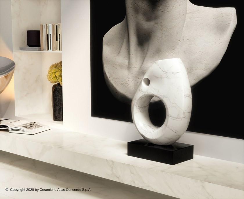 Atlas Concorde Белая плитка для стен с эффектом мрамора Marvel shine sun-id-1375735 - Вид №18