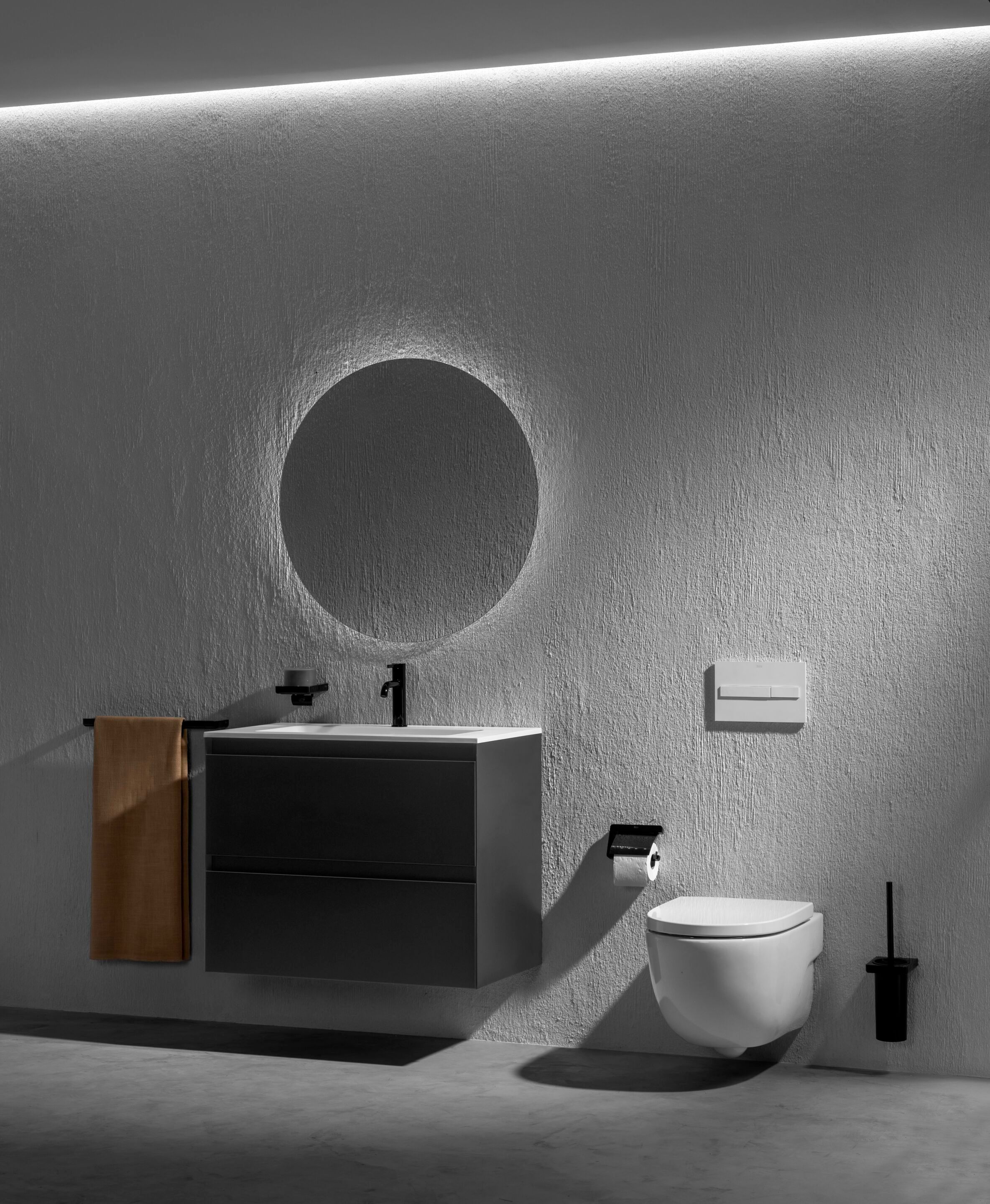 Круглое зеркало со встроенным настенным освещением Roca ARCH-00083097 - Вид №16