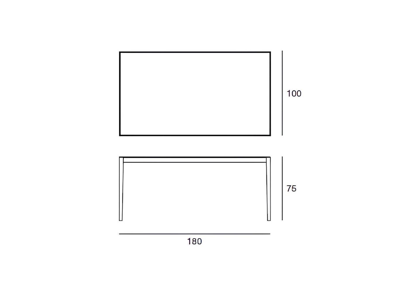 Фиксированный прямоугольный обеденный стол Pacini & Cappellini ARCH-00090346 - Вид №4