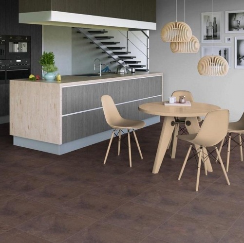 Виниловый ламинат Tarkett Lounge Skye Дизайнерский с брашью (Текстурированная) 457,2х457,2 мм 1000901238 - Вид №3