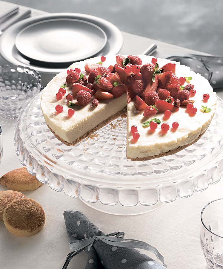 Тортовница круглая 36 см песочная Tiffany GUZZINI  00-3869856 Бежевый  - Вид №3