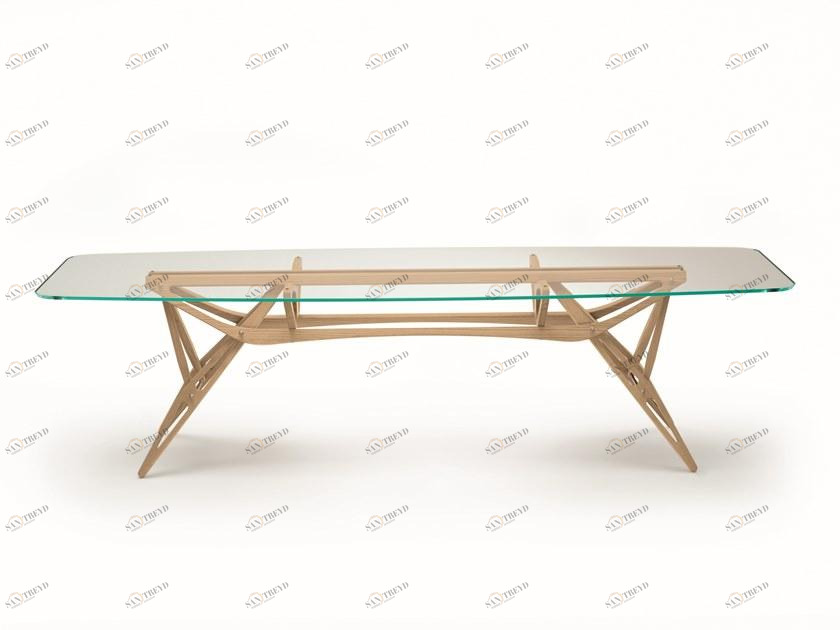 Zanotta Хрустальный стол Carlo mollino cm 2020 sun-id-1390050