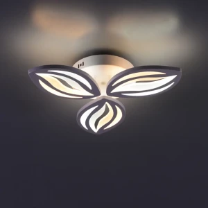 Люстра потолочная светодиодная Escada 10221/3LED 47W с пультом управления, 13 м², регулируемый белый свет, цвет белый