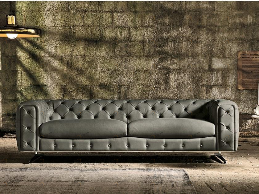 Max Divani Кожаный диван с тафтингом sun-id-1434713