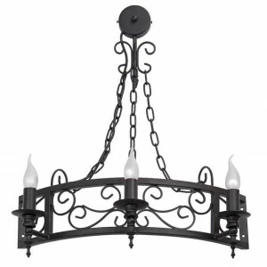 Бра металлическое на 3 лампы черное Vitaluce V1803-1/3A VITALUCE МОРСКАЯ, ШТУРВАЛ 00-3932061 Черный