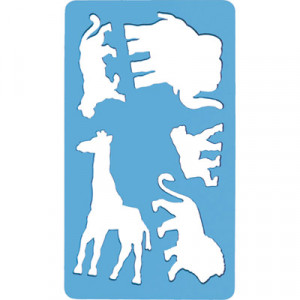 074906000000 шаблон зверей 127 x 253 мм в пакете Лев KOH-I-NOOR Hardtmuth